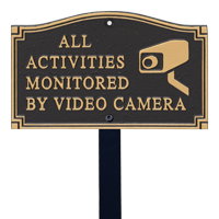 All Activities Monitored Statement Lawn Plaque