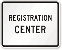 Registration Center - Traffic Sign