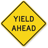 Yield Ahead   Traffic Sign