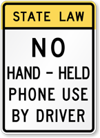 State Law   No Hand Held Phone Use by Driver