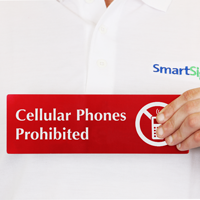 Cellular Prohibited Sign