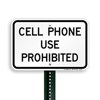 Phone Use Prohibited Sign