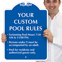 Custom Signature Pool Rules Sign