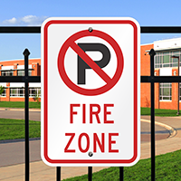 Fire Zone Signs