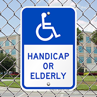 Handicap Or Elderly Signs