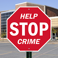 Help Stop Crime Sign