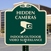 Indoor Outdoor Video Surveillance SignatureSign