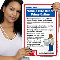 Take a Bite Out of Crime Online Sign