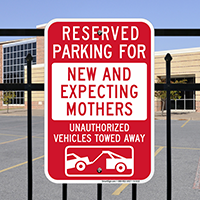 Reserved Parking For New And Expecting Mothers Signs