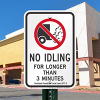 State Idle Signs for Rockland, New York