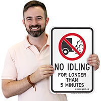 State Idle Signs for New York