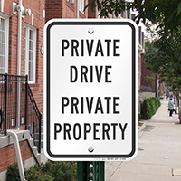 Private Drive Private Property Signs