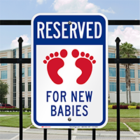 Reserved For New Babies With Symbol Signs
