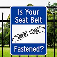 Seat Belt Fastened Signs