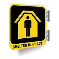 Shelter In Place Double-Sided Sign
