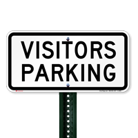 VISITORS PARKING Lot Signs