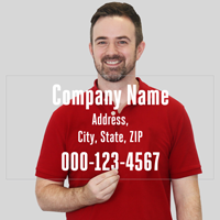 Customizable Text Number Die Cut Label