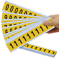 Mylar Numbers Kit - 1 In. Height Letters