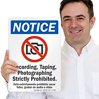 Photographing Strictly Prohibited