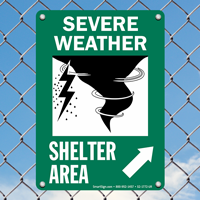 Shelter Area Sign