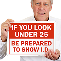 Photo ID Required Sign