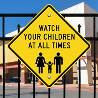 Be Responsible Child Safety Sign