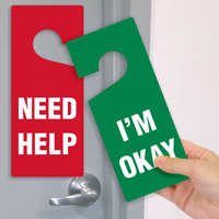Double-Sided Door Hanger Tag