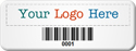SunGuard Asset Label, Company Name with Barcode