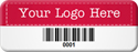 Custom Barcode Tags, 3/4 in. x 2 in.