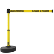 Cleaning in Progress Barrier System