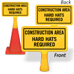 Construction Area Hard Hats ConeBoss Sign