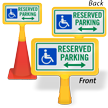 Reserved Parking Arrow ConeBoss Sign