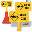 Turtle Xing  ConeBoss Sign