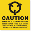 Caution Electrostatic Sensitive Devices Label