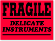 Fragile Delicate Instruments Fluorescent Label