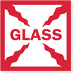 Glass Cracks Label