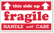 Fragile Handle with Care Label