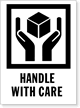 Handle with Care Label