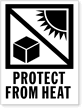 Protect From Heat Label