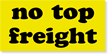 No Top Freight Label