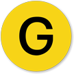 Military Chemical G Type Nerve Agent Hazard Symbol Label