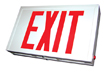 Chicago-Approved Exit Sign, Steel face