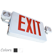 Reduced Profile All LED Exit & Emergency Thermoplastic Combo
