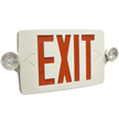 LED Exit And Lamp Heads Combo Sign
