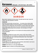 Kerosene Flammable GHS Sign
