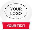 Add Your Logo With Text Custom Hard Hat Decal