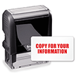 Copy For Information Stamp