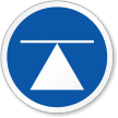 Center Of Gravity ISO Sign