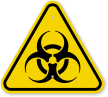 ISO Biological Hazard Symbol Warning Sign