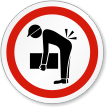 Lifting Hazard ISO Circle Sign